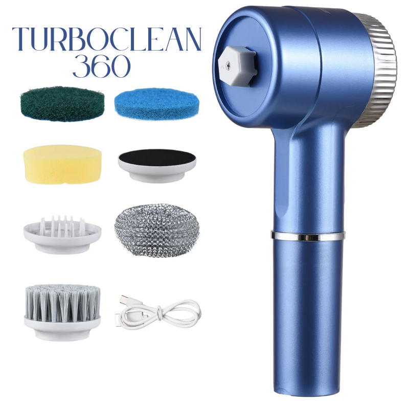 TurboClean 360 スピードとあらゆる角度を掃除できる能力を強調しています。
