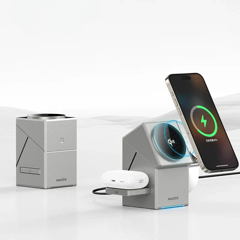 3in1ワイヤレス充電ステーション – iPhone・Apple Watch・AirPods対応