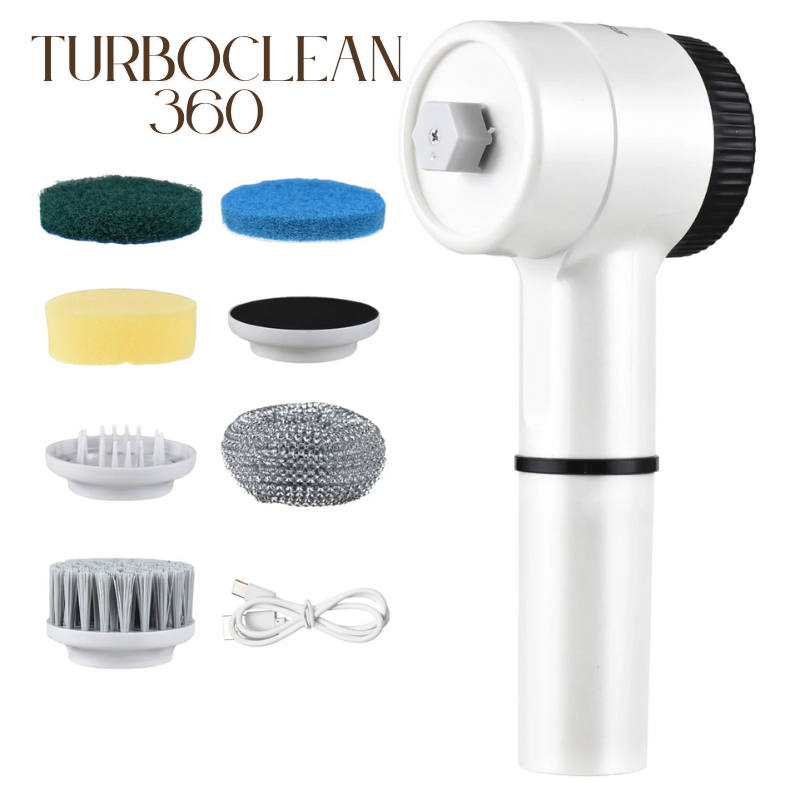TurboClean 360 スピードとあらゆる角度を掃除できる能力を強調しています。