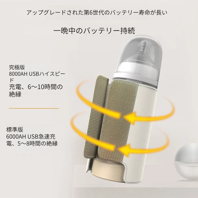 どこでも使える!USB充電式哺乳瓶ウォーマー!