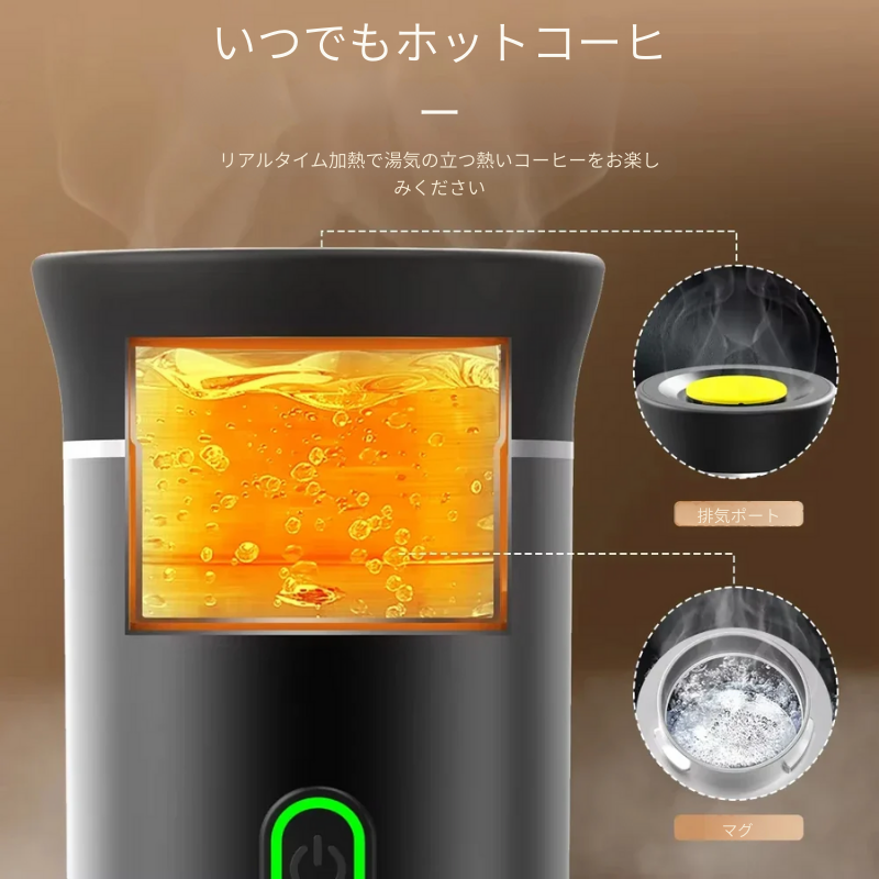 3in1ポータブルエスプレッソマシン – どこでも本格カフェ体験