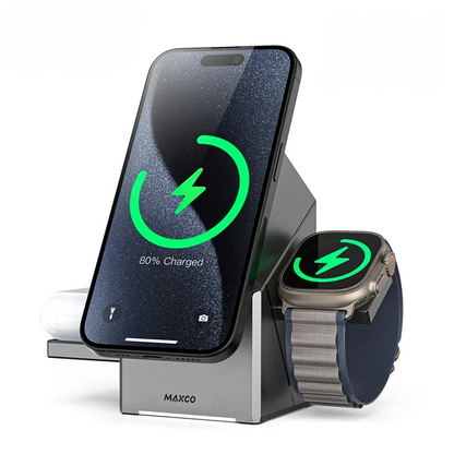 3in1ワイヤレス充電ステーション – iPhone・Apple Watch・AirPods対応