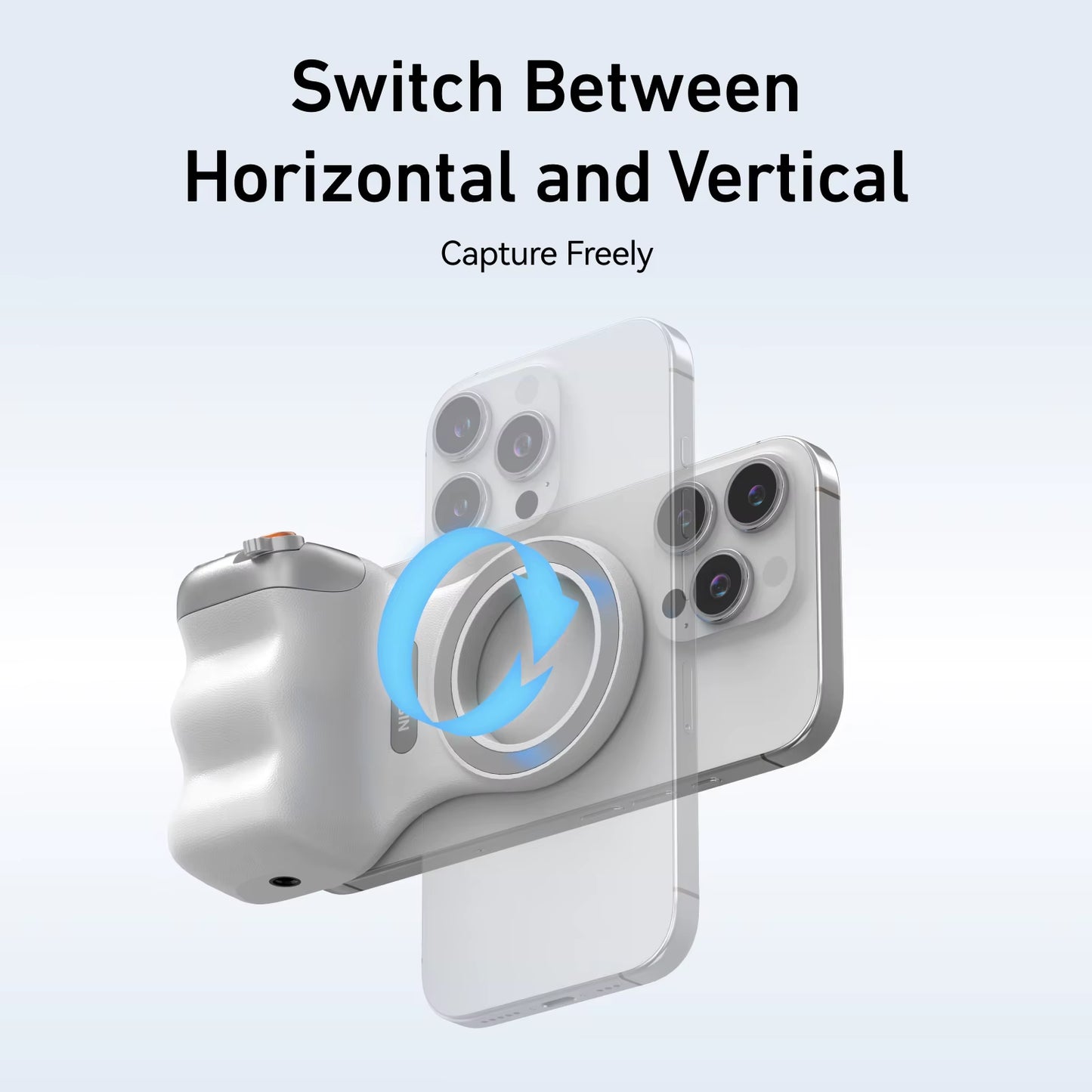 Magnetic Phone Camera Shoot Hand Grip Phone Holder Shooting Aid Remote Control Handle for Iphone HUAWEI SAMSUNG Phone