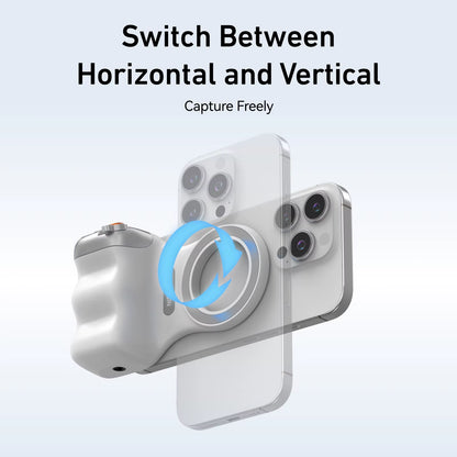 Magnetic Phone Camera Shoot Hand Grip Phone Holder Shooting Aid Remote Control Handle for Iphone HUAWEI SAMSUNG Phone