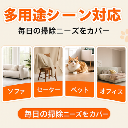 犬と猫用のペットの毛の除去手袋。犬と猫の毛の除去に再利用可能（ソファ、家具、カーペット、カーテン、衣類用）。