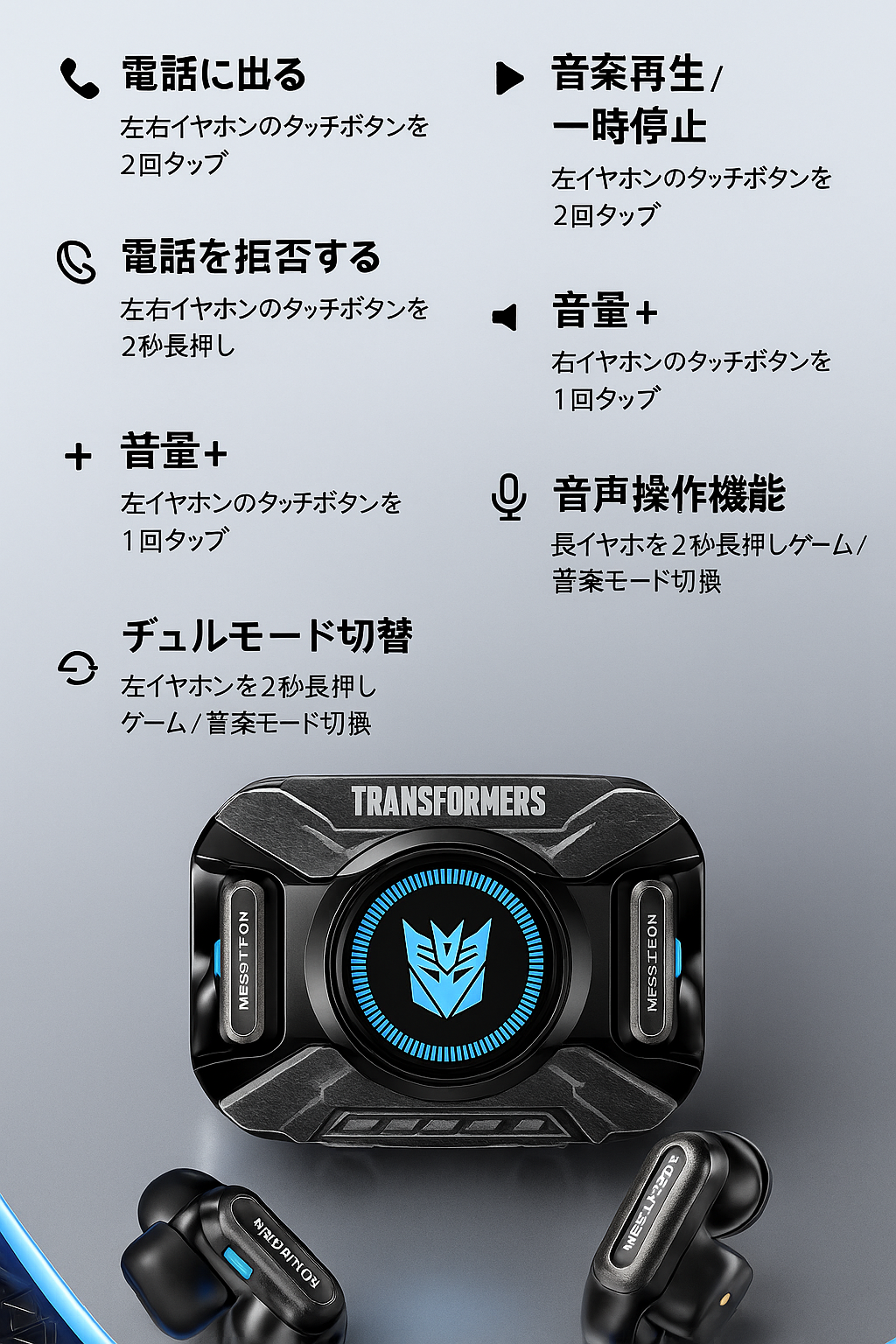 新しいイヤークリップ Bluetooth 6.0 ヘッドセット AI スマートコール 長いバッテリー寿命 ゲーム 低遅延 T93