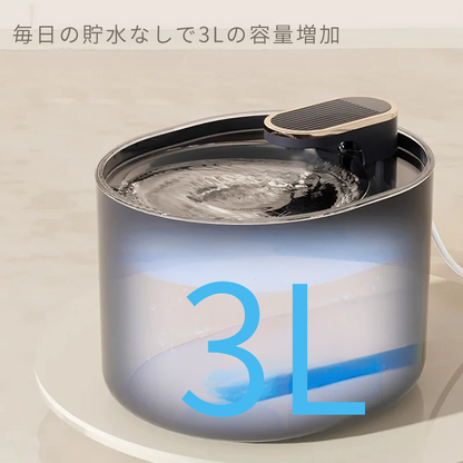 3L自動給水器 – いつでも清潔でろ過された水を