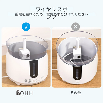 2Lスマート自動給水器 – 静音設計で賢く水分補給