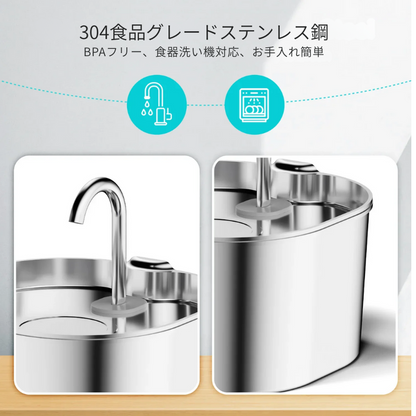 2.2L自動給水器 – 流れる水で清潔＆健康をサポート