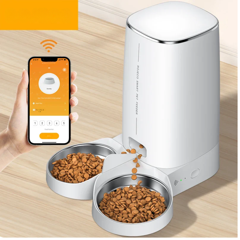 4L Wi-Fi対応自動給餌器 – スマート＆プログラム可能な食事管理