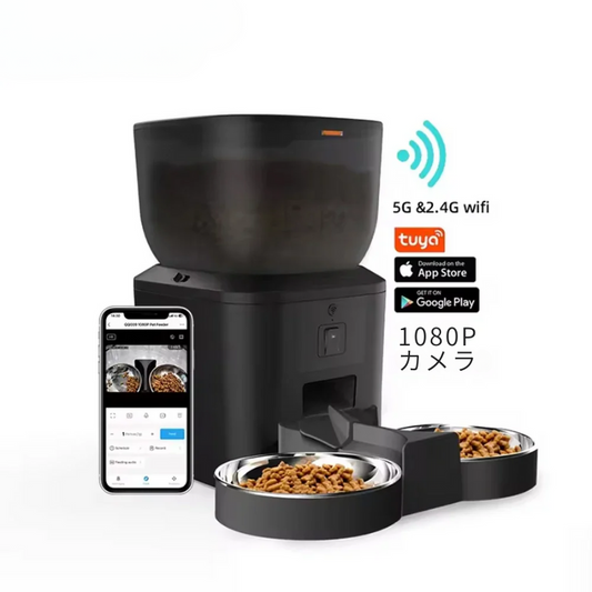Furpipiスマート自動給餌器 – リアルタイム監視＆遠隔操作でペットを見守る